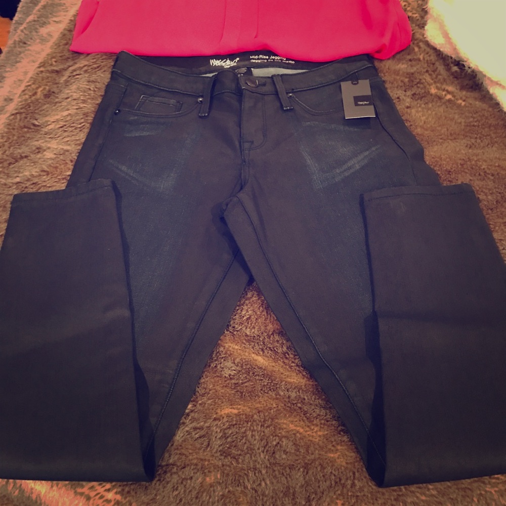 NEW! WT Navy blue mossimo jeans